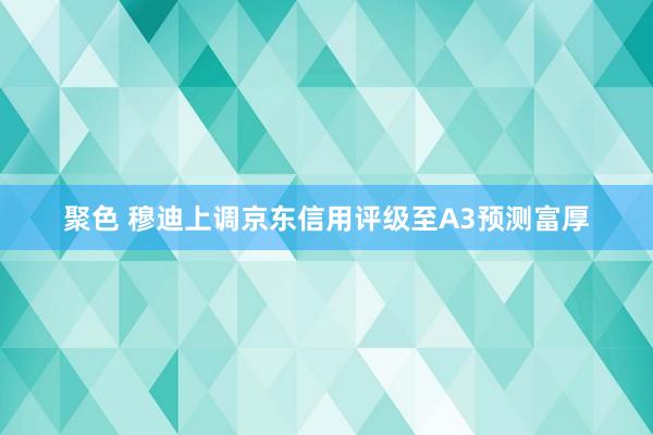 聚色 穆迪上调京东信用评级至A3预测富厚