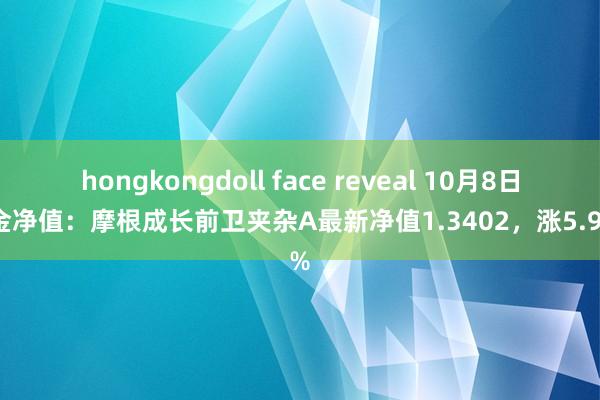 hongkongdoll face reveal 10月8日基金净值：摩根成长前卫夹杂A最新净值1.3402，涨5.94%