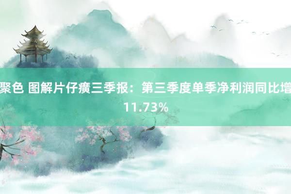 聚色 图解片仔癀三季报：第三季度单季净利润同比增11.73%