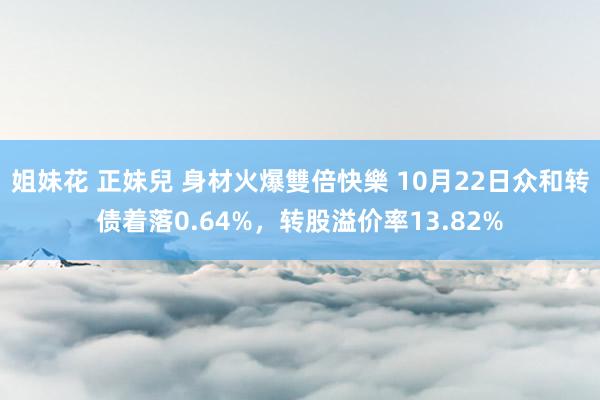 姐妹花 正妹兒 身材火爆雙倍快樂 10月22日众和转债着落0.64%，转股溢价率13.82%