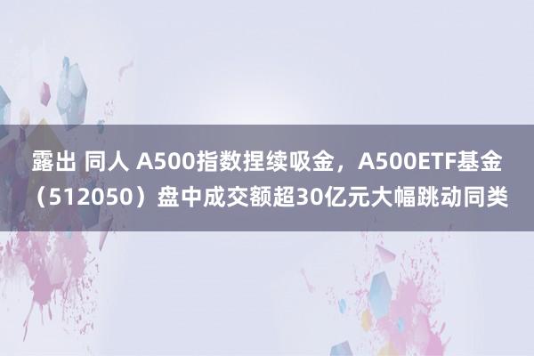 露出 同人 A500指数捏续吸金，A500ETF基金（512050）盘中成交额超30亿元大幅跳动同类